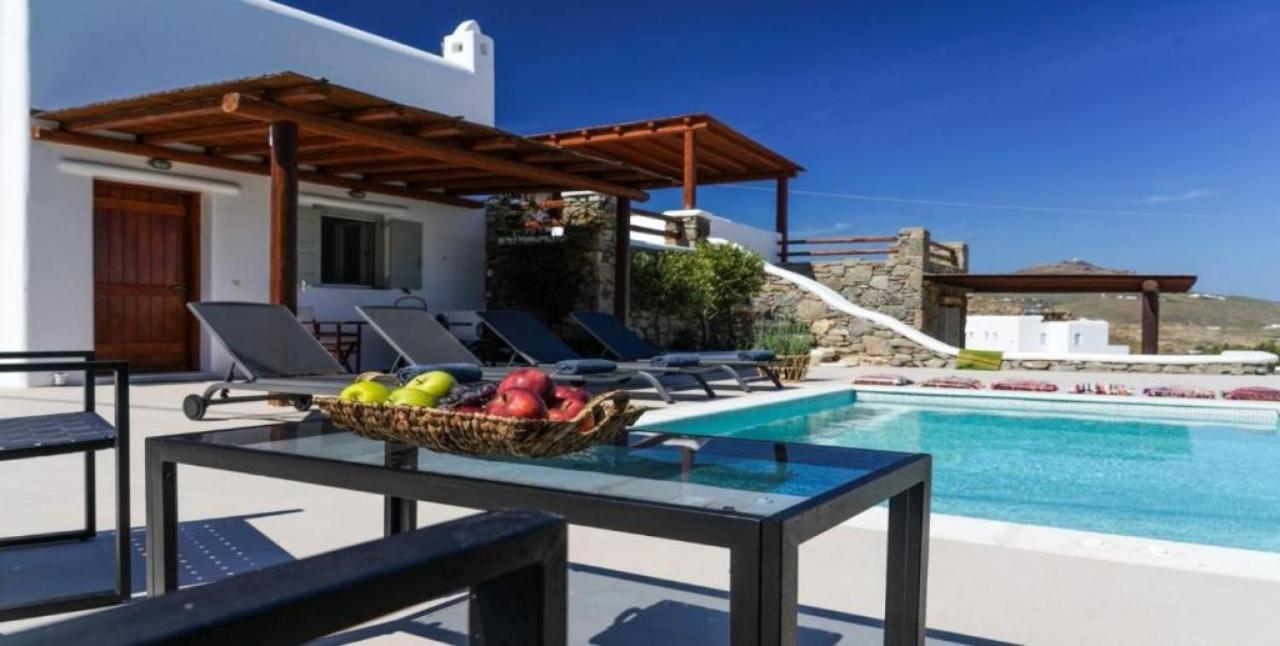 Ortus Ivory Mykonian Lux Villa With Pool! Mykonos Town Bagian luar foto