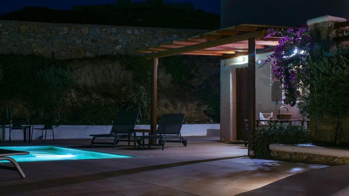 Ortus Ivory Mykonian Lux Villa With Pool! Mykonos Town Bagian luar foto