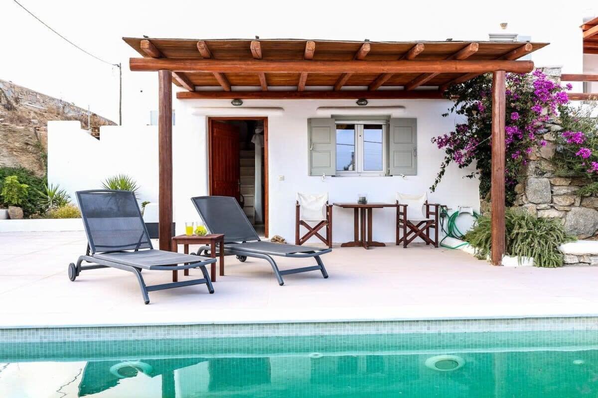 Ortus Ivory Mykonian Lux Villa With Pool! Mykonos Town Bagian luar foto