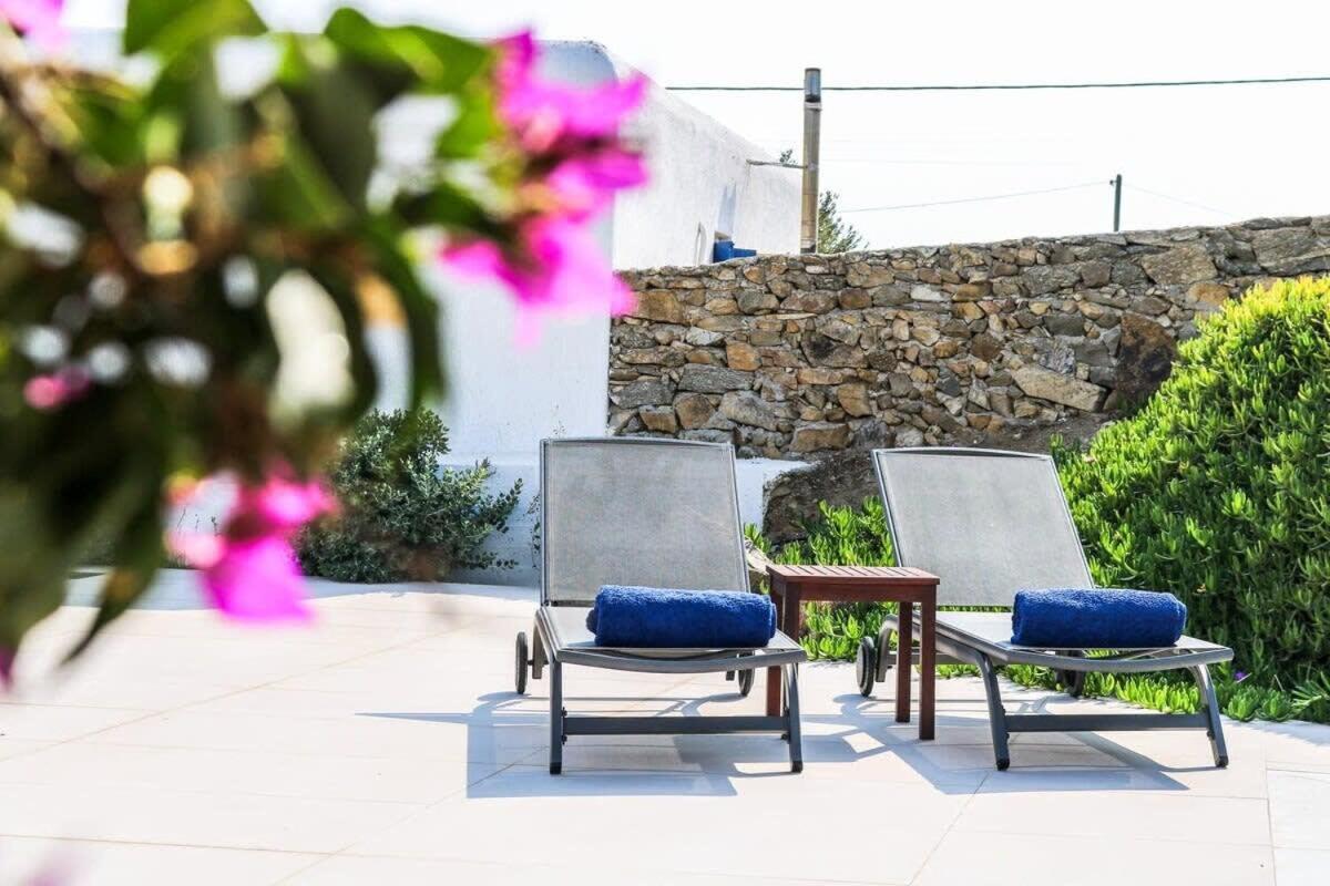 Ortus Ivory Mykonian Lux Villa With Pool! Mykonos Town Bagian luar foto